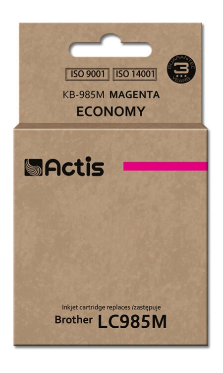 Tusz czerwony ACTIS KB-985M do drukarek Brother (19,5 ml)